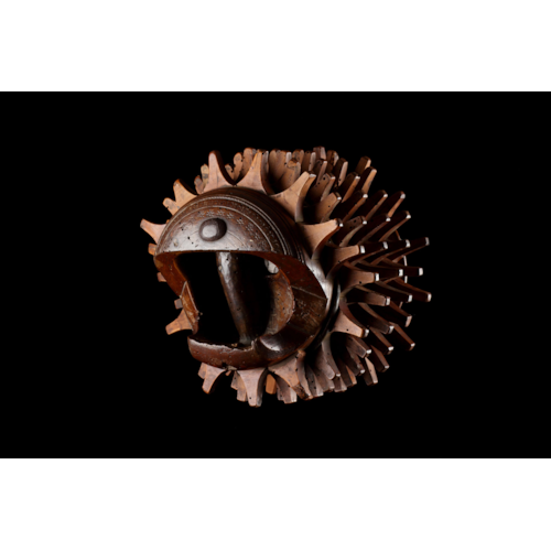 Rare Example of a Northern Italian Carved Walnut ‘Braccia’ used for ‘Pallone Col Bracciale’
